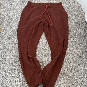 lululemon athletica Men's red/orange sweatpants  Joggers